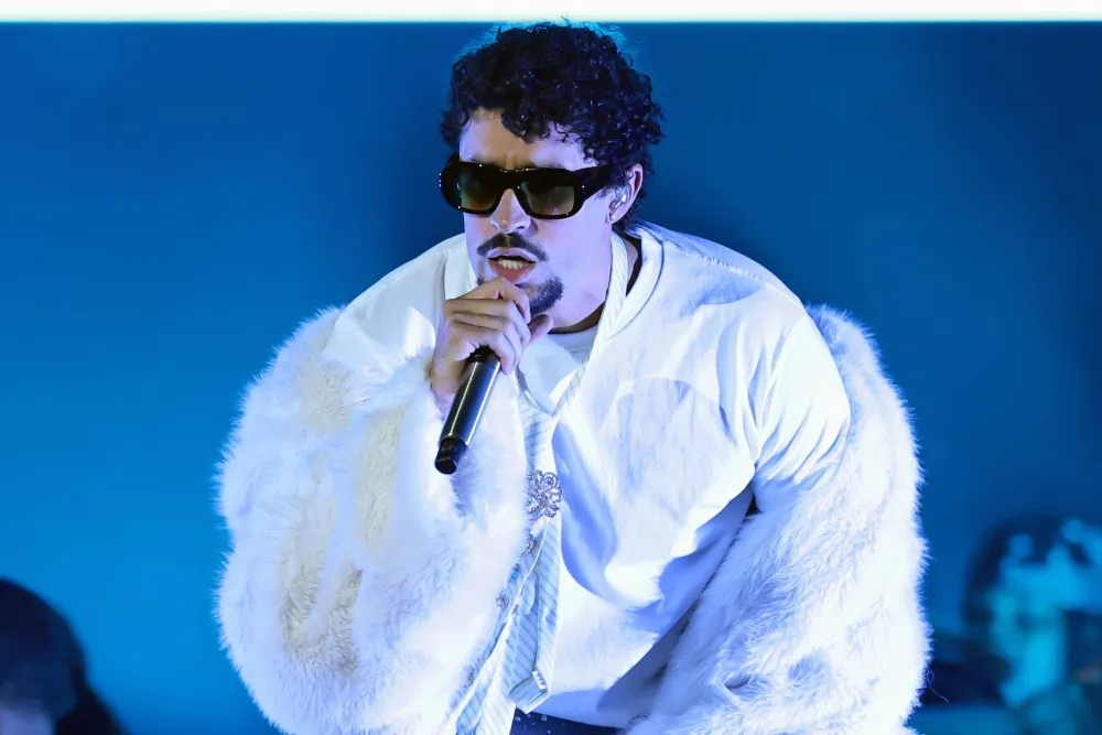 Bad Bunny Performing