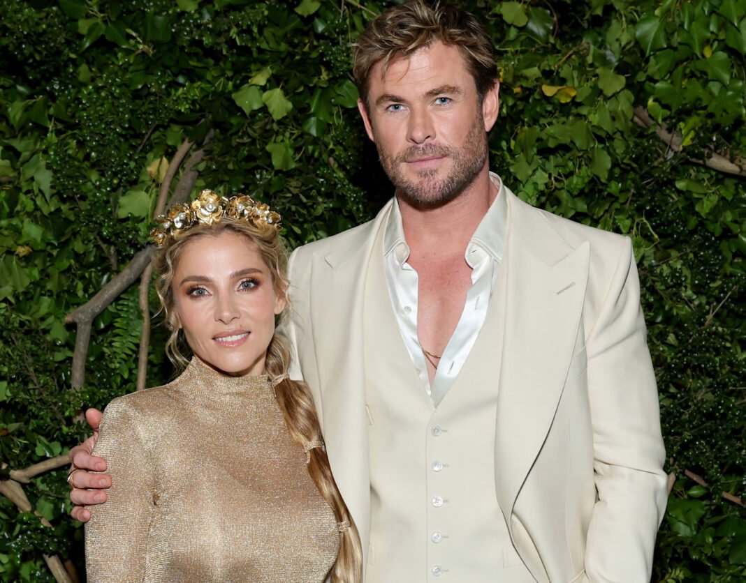 Chris Hemsworth and Elsa Pataky at a formal event
