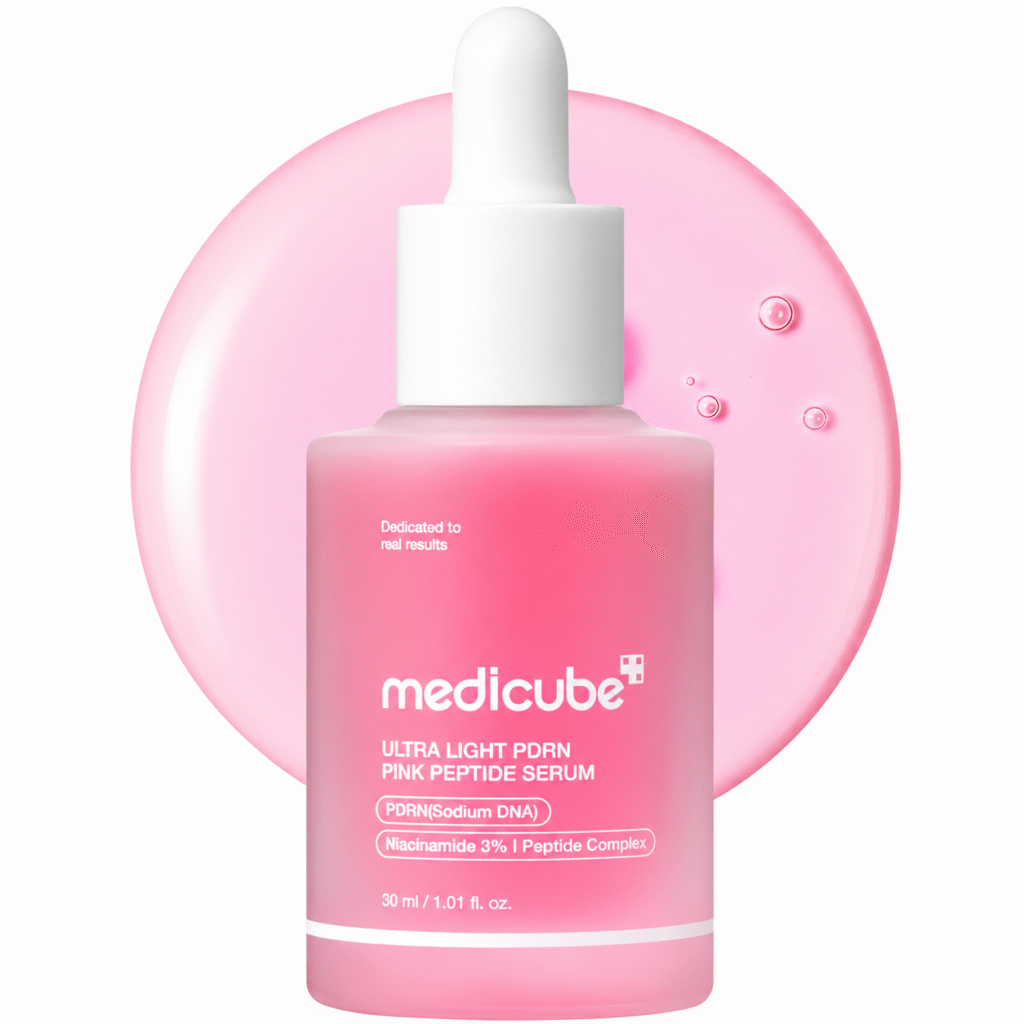 Medicube-Ultra-Light-PDRN-Pink-Peptide-Serum-30ml-bottle