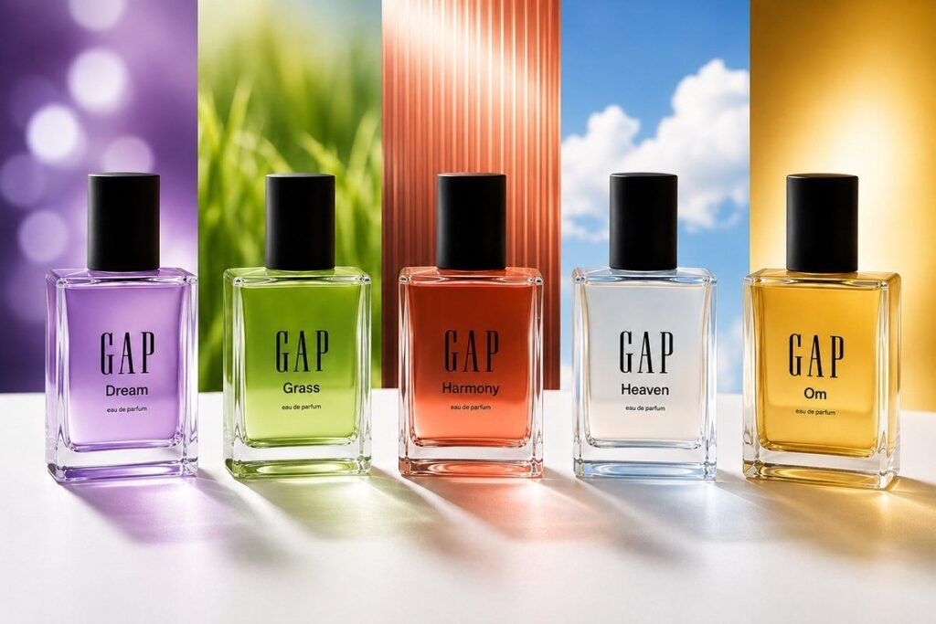 Gap Beauty's five Eau de Parfums