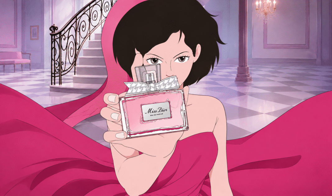 Animated Miss Dior heroine