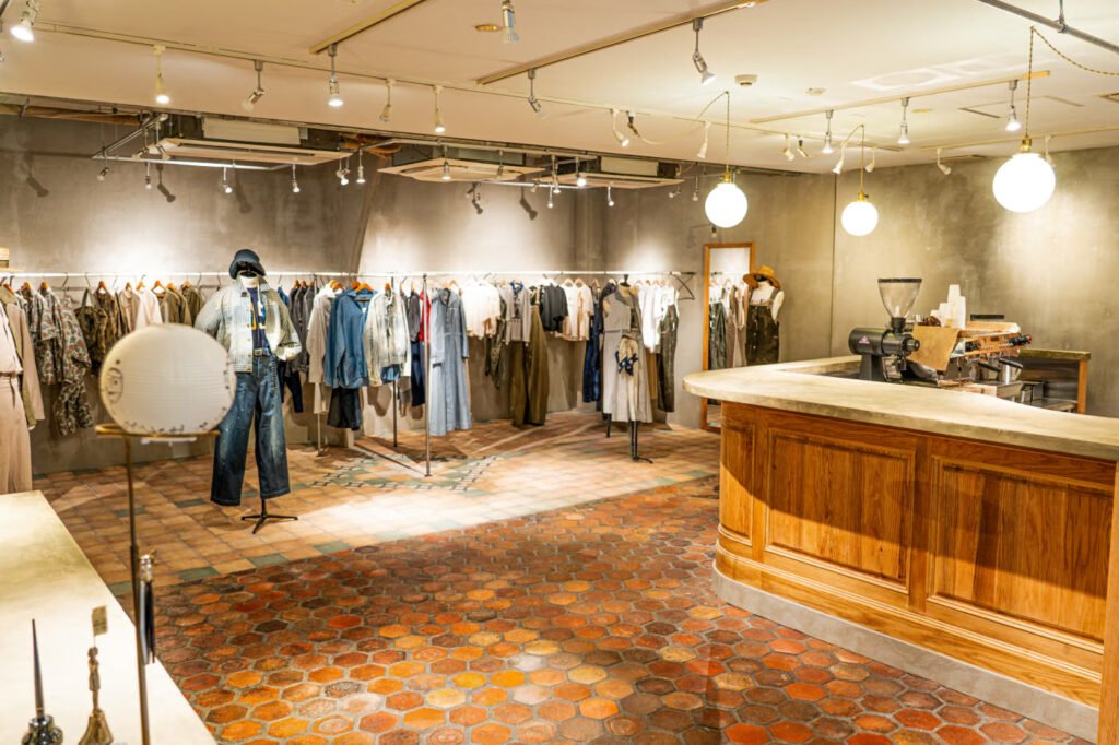 Interior-of-the-Nigel-Cabourn-Omotesando-flagship-in-Tokyo