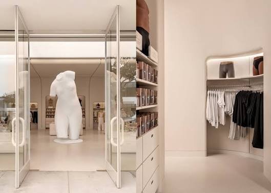 Interior-of-the-SKIMS-Regent-Street-flagship_-with-a-Vanessa-Beecroft-torso-sculpture-at-the-glass