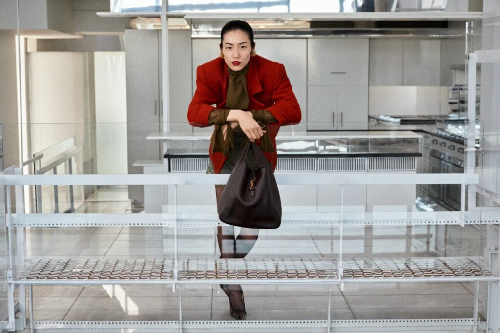 Liu-Wen-in-Laurents-Fall-2026-campaign.