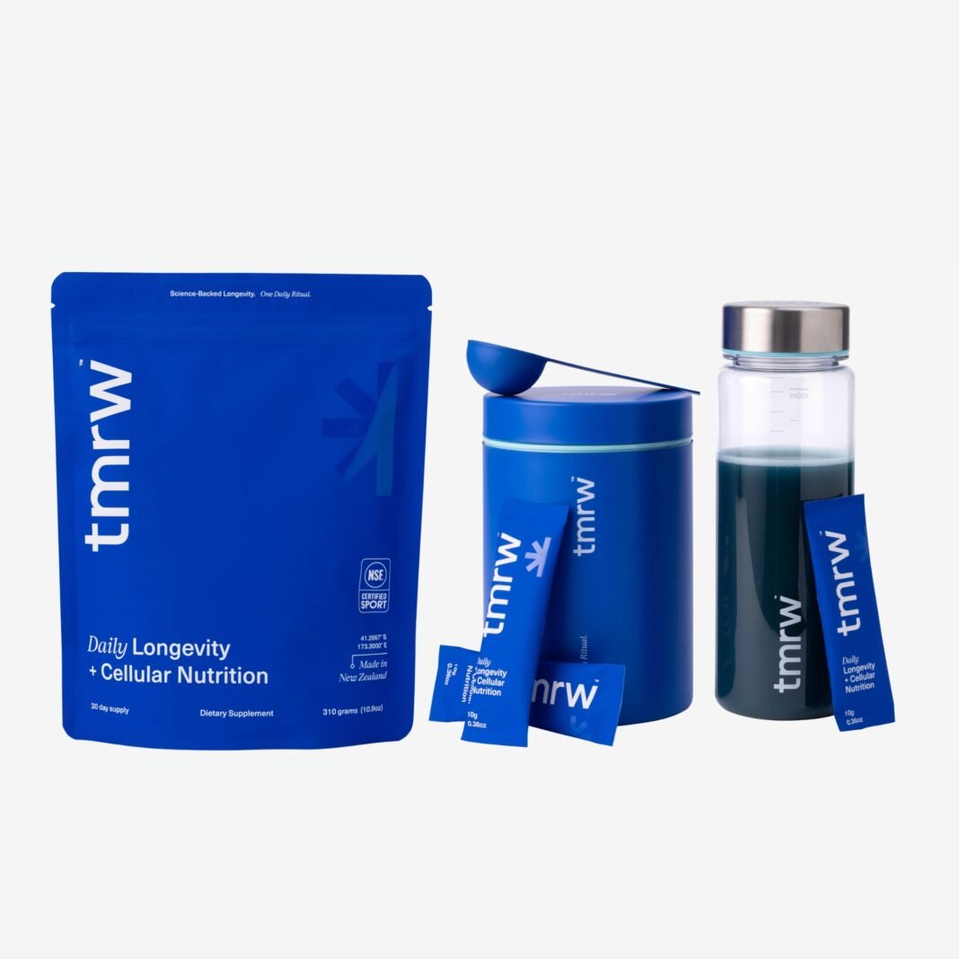 tmrw Daily Longevity supplement set